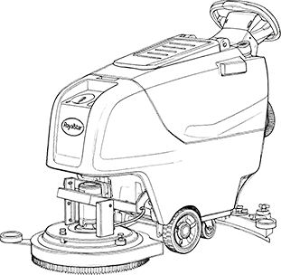 手推式洗地機(jī)